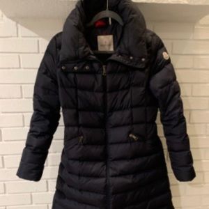 Moncler navy jacket. Size 3. Good condition.